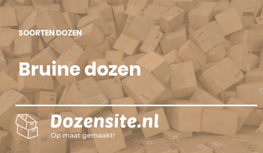 bruine kartonnen dozen